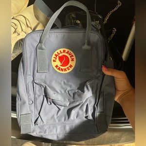 Blue mini Fjallraven Kanken Backpack